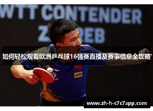 如何轻松观看欧洲乒乓球16强赛直播及赛事信息全攻略