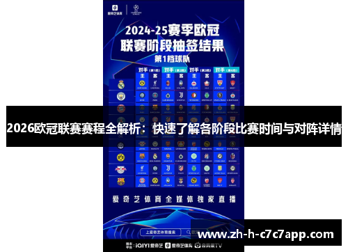 2026欧冠联赛赛程全解析：快速了解各阶段比赛时间与对阵详情