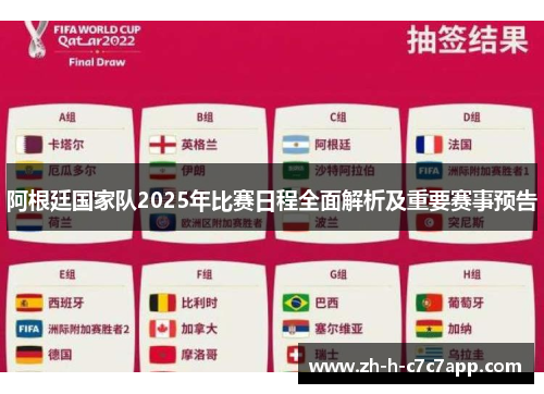 阿根廷国家队2025年比赛日程全面解析及重要赛事预告
